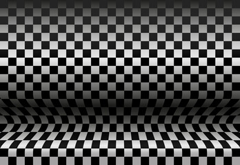 Obraz premium Check race background vector illustration