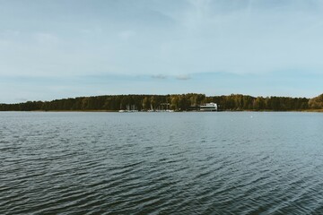 lake and clouds