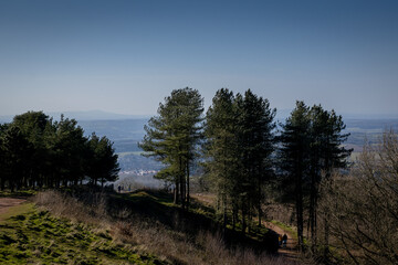 the top of the clent hills