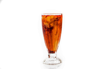 Fresh juice on isolated background