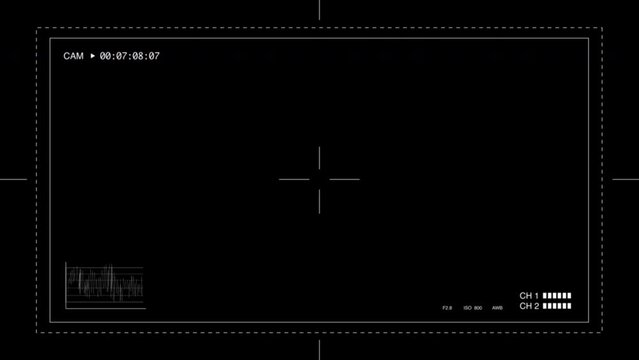 Video Recorder Camera Overlay Viewfinder With 4K Resolution Size