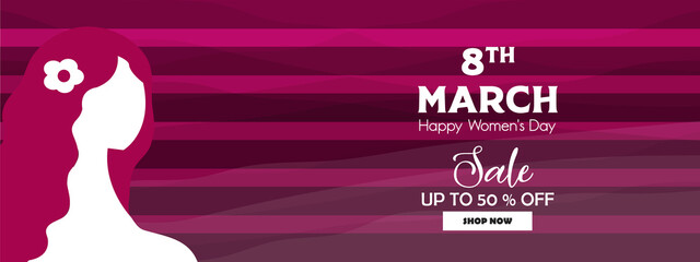 Women's Day cover Design, Greeting Flyer, Banner 