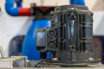 The image of an electric motor.