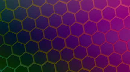 textured red and green honeycomb, on violet background, object, template, banner, background