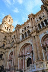 Fototapeta na wymiar malaga cathedral