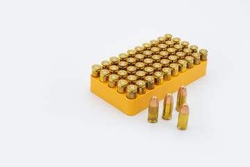 set of bullets for 9 mm pistol