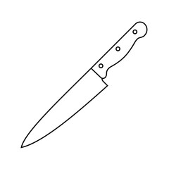 Knife icon. flat symbol. vector illustration