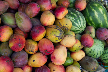 Fruit for sale along the road, Colombia
