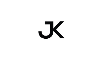 JK Letter Logo, Icon, Vector