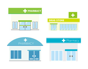 調剤薬局　イラスト　素材