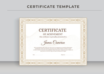 Certificate of Appreciation template, Certificate of achievement, awards diploma