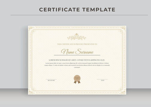 Certificate of Appreciation template, Certificate of achievement, awards diploma