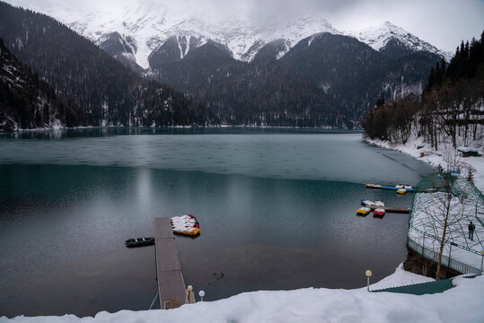 mountain river Bzyb, Republic of Abkhazia