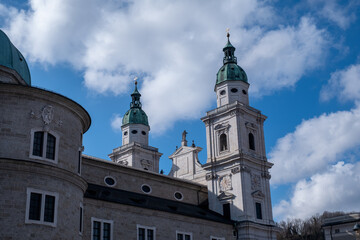 Fototapeta na wymiar Detail cathedral Salzburg