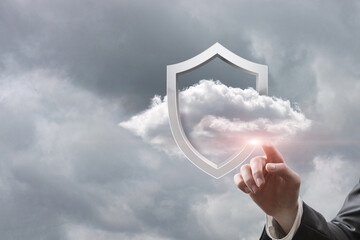 Concept of protection cloud computing .