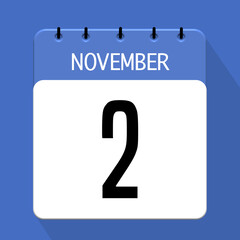 Fototapeta premium 2 november icon