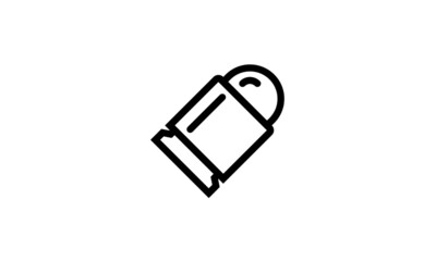 army outline icon style