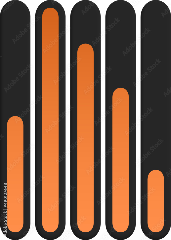 Wall mural neumorphism style element. modern website or mobile app design. neumorphic ui ux black design.
