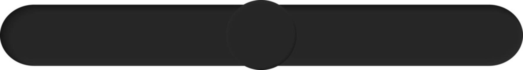 Neumorphism style element. Modern website or mobile app design. Neumorphic UI UX black design.