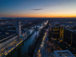 Deutsches Museum and Europäisches Patentamt in Munich, Germany