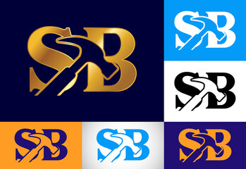 Initial Letter S B Logo Design Vector. Graphic Alphabet Symbol For Corporate Business Identity