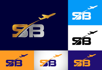 Initial Letter S B Logo Design Vector. Graphic Alphabet Symbol For Corporate Business Identity