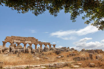 Ruinen von Selinunt, Sizilien - obrazy, fototapety, plakaty