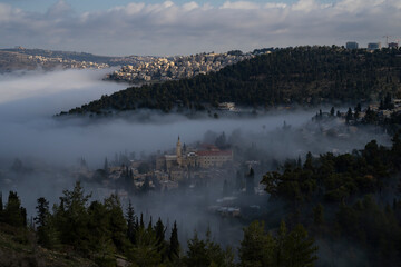 A Low Cloud over Jerusalem, Israel