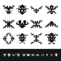 Floral border vector Hand drew, vector seamless pattern graffiti
