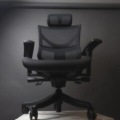 black comfortable ofice chair furniture