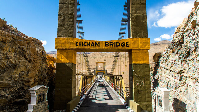 Kaza, Lahaul, Spiti - Chicham Bridge, the highest bridge in Asia