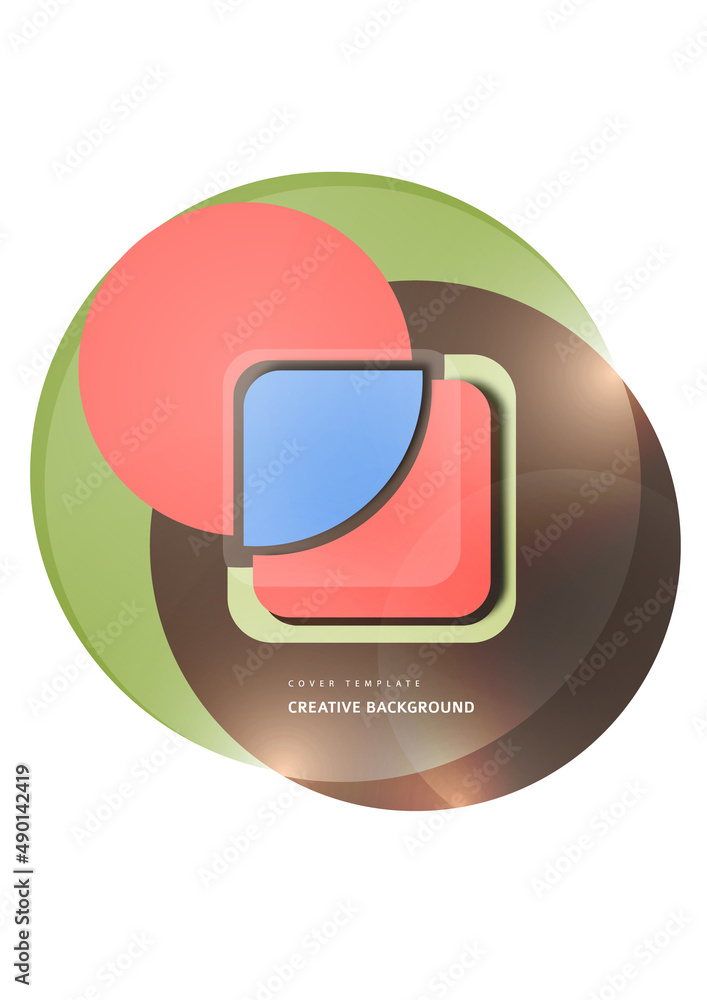 Poster abstract geometric pattern background texture for poster cover design. minimal color vector banner t