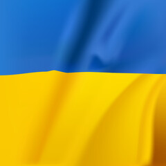 Flag of Ukraine. National Europe. Vector illustration.