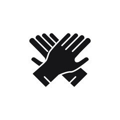 gloves icons symbol vector elements for infographic web