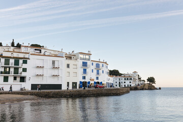 Fototapeta na wymiar Beautiful town of Cadaques in Spain on the Costa Brava of the Mediterranean.