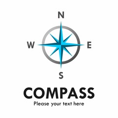 Compass design logo template illustration