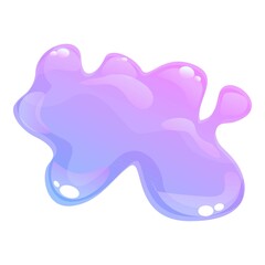 Splat splash icon cartoon vector. Slime drip. Liquid goo