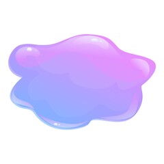 Halloween slime icon cartoon vector. Goo drip. Liquid sticky