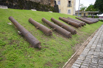 Old cannon tubes from Forte do Presépio - Belém do Pará, Brasil. 