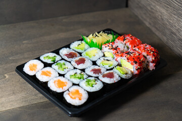 Sushi Box Maki Nigiri Japan Food Togo Takeaway Set