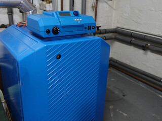 Gasheizung in einem Keller 