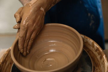 hands of a potter