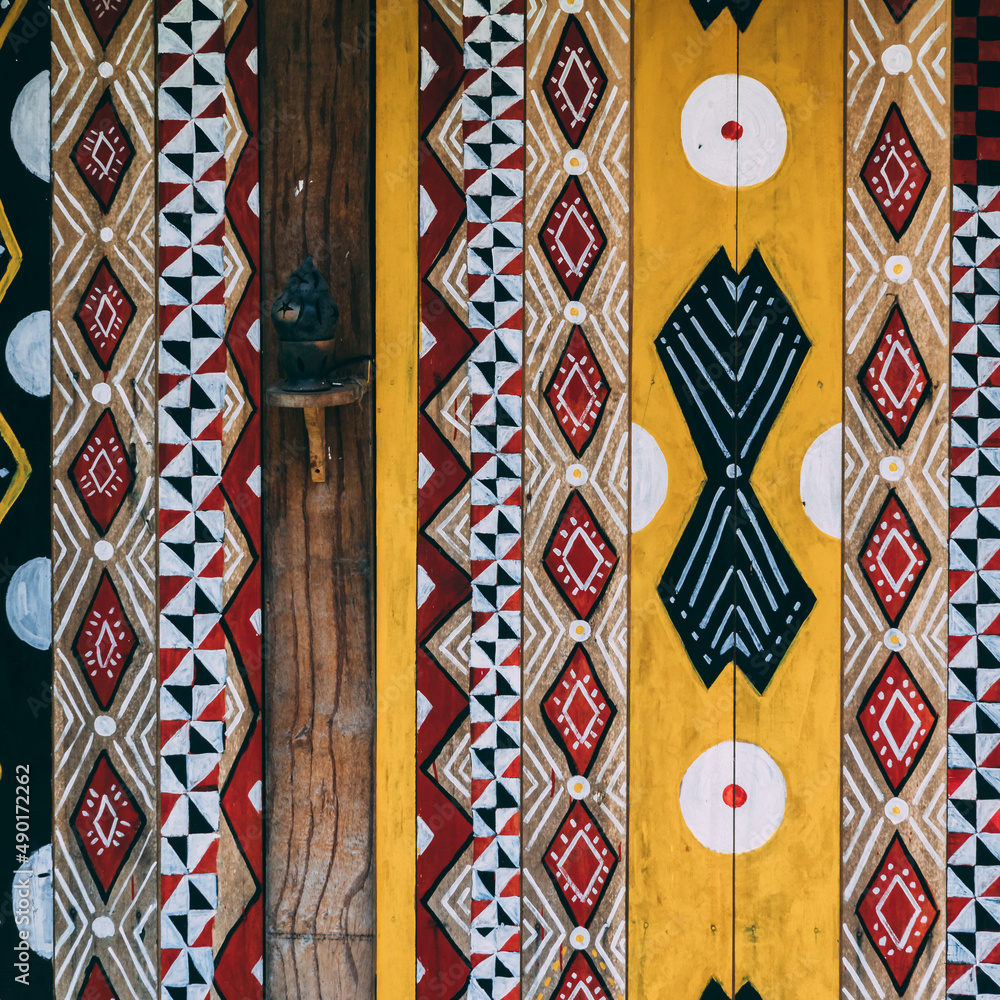 Poster abstract colourful patterns background