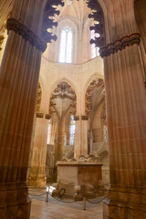 Fototapeta na wymiar Capela do Fundador im Kloster von Batalha, Portugal