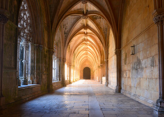 Königlicher Kreuzgang im Kloster von Batalha, Portugal