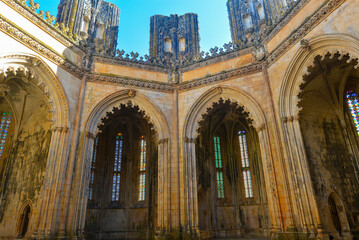 Fototapeta premium Kapellenanlage im Kloster von Batalha, Portugal