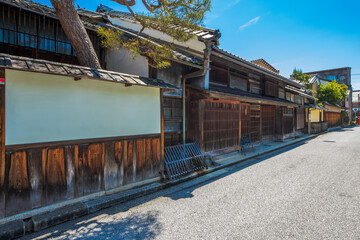 滋賀県　近江八幡の町並み