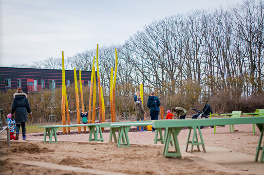 Playground In Malmo, Sweden