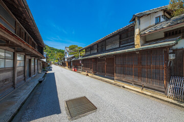 滋賀県　近江八幡の町並み