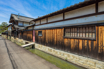 滋賀県　近江八幡　五箇荘の町並み